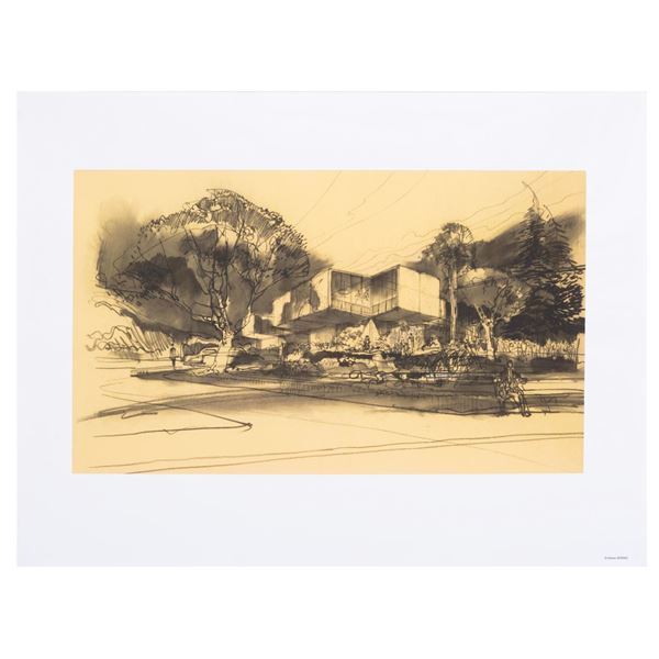 A House of the Future Herb Ryman Concept Print.