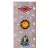 Image 1 : Three Disney's California Adventure Iron-On Patch Postcards.