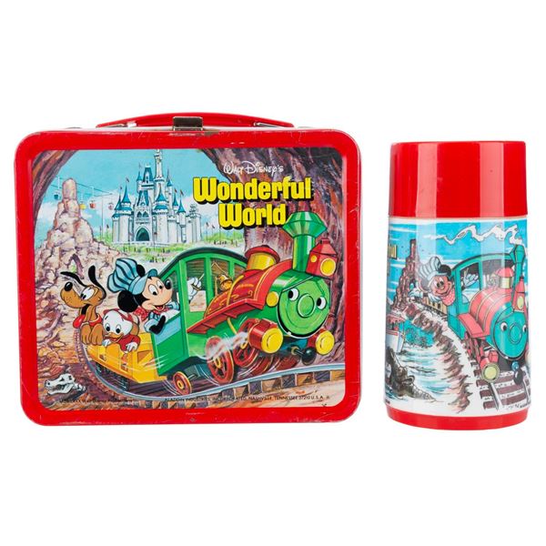 A Walt Disney World Lunchbox and Thermos.