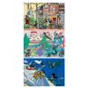 Image 1 : Three Tokyo Disneyland Sticker Postcards.