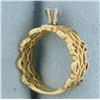 Image 3 : Unique Diamond Cut Out Design Engagement Ring in 18K Yellow Gold