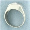 Image 3 : Diamond Geometric Design Ring in 14k White Gold