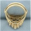 Image 4 : Diamond Ring Jacket in 14k Yellow Gold
