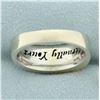 Image 4 : Mens Diagonal Set Diamond Two Tone Wedding Band Ring in 14k White and Yellow Gold