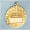 Image 1 : Deborah Life Member Medal Pendant in 10k Yellow Gold