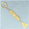 Image 1 : Italian Saint Christopher Key Chain in 18k Yellow Gold