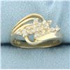 Image 1 : Diamond Spray Ring in 14k Yellow Gold