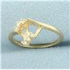 Image 2 : Diamond Ring Enhancer Jacket in 14k Yellow Gold