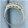 Image 3 : Diamond Wave Design Ring in 14k White Gold