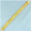 Image 1 : Wide Rope Bracelet in 14k Yellow Gold