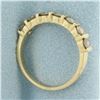 Image 3 : Bar Set Diamond Wedding or Anniversary Band Ring in 14k Yellow Gold