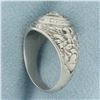 Image 3 : 1945 West Point Diamond Class Ring in Palladium