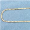 Image 2 : Italian 16 Inch Boston Link Chain Necklace in 14k Yellow Gold