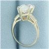 Image 3 : Pear CZ Ring in 14k White Gold
