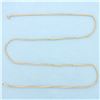 Image 1 : 20 Inch Box Link Chain Necklace in 14k Rose Gold