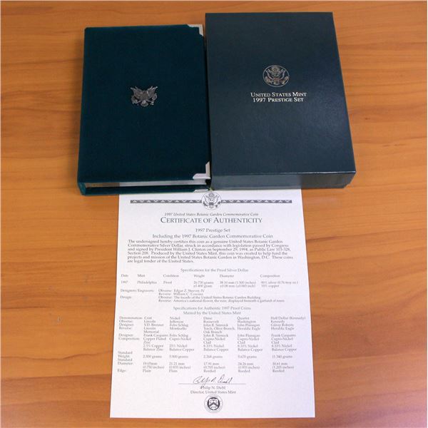 US Mint Botanic Garden Prestige Coin Set OGP