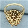 Image 4 : Golden Citrine Statement Ring in 10k Yellow Gold