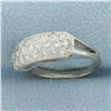 Image 2 : Pave Diamond Ring in 14k White Gold