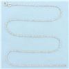 Image 1 : 18 Inch Sparkle Link Chain Necklace in 14k White Gold