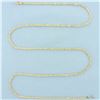 Image 1 : Mens 24 Inch Rope Link Chain Necklace in 14k Yellow Gold