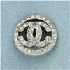 Image 1 : Chanel Rhinestone Crystal Button