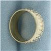 Image 2 : Overlapping Circles Design Band Ring in 14k Yellow Gold