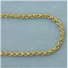 Image 2 : 24 Inch Fancy Rolo Byzantine Link Chain Necklace in 18k Yellow Gold