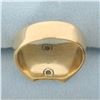 Image 4 : Mens Vintage Masonic Ring in 10K Yellow Gold