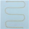 Image 1 : 21 Inch Cable Link Chain Necklace in 18k Yellow Gold