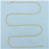 Image 1 : 24 Inch Rope Link Chain Necklace in 14k Yellow Gold