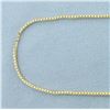 Image 2 : 18 Inch Box Link Chain Necklace in 14k Yellow Gold