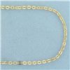 Image 2 : 20 Inch Cable Link Chain Necklace in 18k Yellow Gold