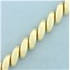 Image 2 : San Marco Macaroni Bracelet in 14k Yellow Gold