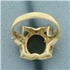 Image 4 : Jade Ring in 10k Yellow Gold