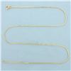 Image 1 : 19 Inch Italian S-Link Chain Link Necklace in 14k Yellow Gold