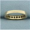 Image 4 : Princess Diamond Channel Set Ring in 14k Yellow Gold
