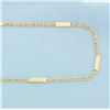 Image 2 : 32 Inch Bar and Link Chain Necklace in 14k Yellow Gold