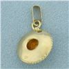 Image 2 : Sombrero Hat Pendant or Charm in 14k Yellow Gold