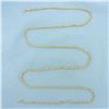 Image 1 : 30 Inch Rope Link Chain Necklace in 14K Yellow Gold