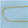Image 2 : 30 Inch Rope Link Chain Necklace in 14K Yellow Gold