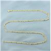 Image 1 : 20 Inch Figaro Link Chain Necklace in 14K Yellow Gold