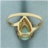 Image 4 : Opal and Diamond Ring in 10K Yellow Gold