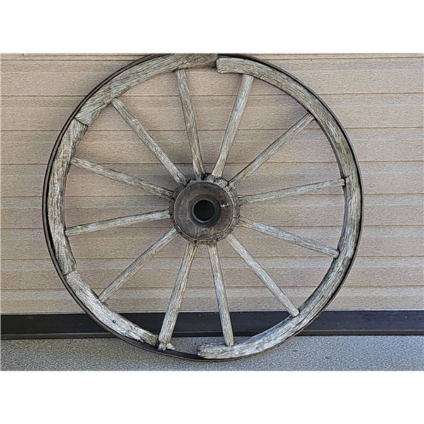 Wooden Wagon Wheel