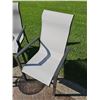 Image 3 : Four Grey Mesh Patio Chairs with Table