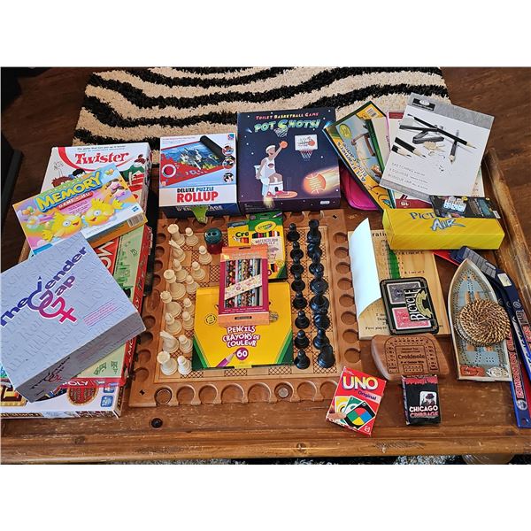 Board Games, Art Supplies and More