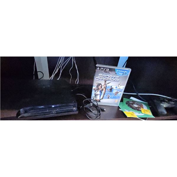 Sony PlayStation 3 Slim Console With Controller and Games