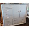 Image 1 : Modern White Wooden Storage Cabinet