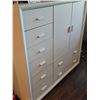 Image 4 : Modern White Wooden Storage Cabinet