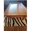 Image 4 : Rectangular Pine Wood Coffee Table with Single Drawer Storage