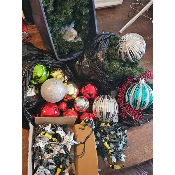 Large Assortment of Holiday Decorations